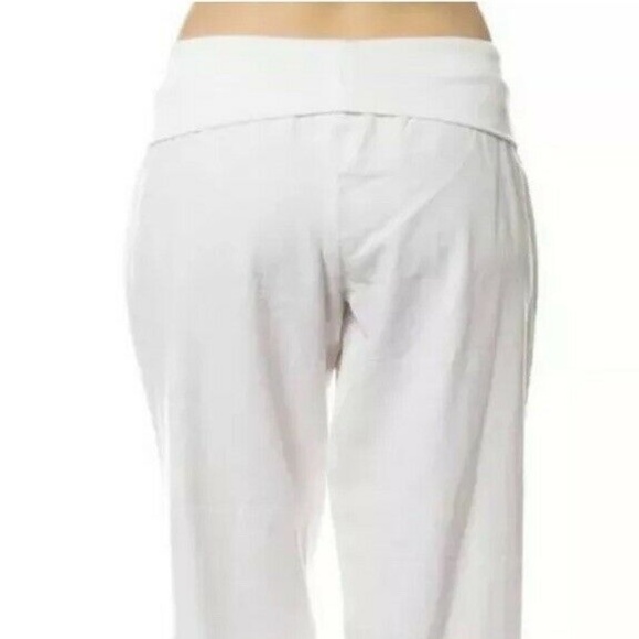 Love Tree Fold Over Yoga Waist Wide Leg Linen M - Picture 2 of 8